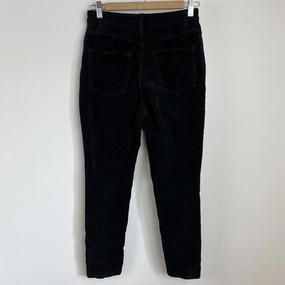 Monki Women's Size 36 EU 6 or 8 US Black Corduroy Ankle Length Pants - Picture 6 of 14